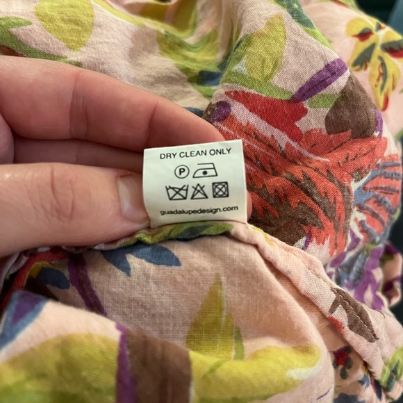 Guadalupe Momposina Raven Peach Dress off-the-shoulder - Picture 13 of 16